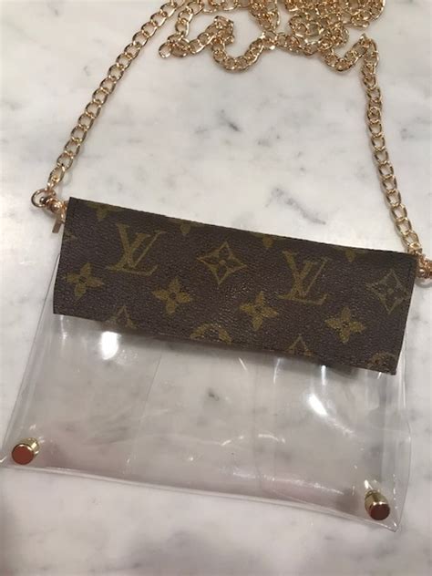 louis vuitton small clear bag